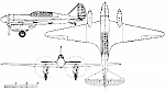 Чертеж самолета ДГ-55