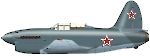 Силуэт истребителя-перехватчика Су-5