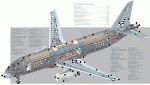 Компоновочная схема Sukhoi Superjet 100
