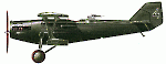 Силуэт самолета-разведчика Р-3 (АНТ-3)