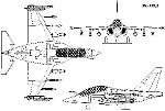 Чертеж Як-130Д