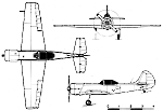 Чертеж Як-50