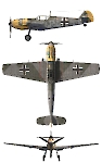 Окраска Messerschmitt Bf.109E-1