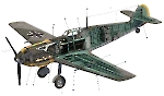Компоновка Messerschmitt Bf.109E-3