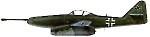 Силуэт Me 262A-1 с пушкой