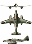Силуэт Messerschmitt Me 262 A-1a