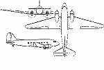 Чертеж Douglas DC-3