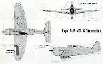 Чертеж Republic P-47D-15