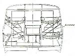 Расположение носилок в санитарном УАЗ-452А