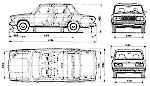 Чертеж ВАЗ-2107 