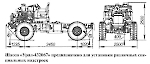 Чертеж шасси Урал-432067