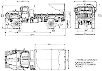 Чертеж Урал 4320 43206-0111-61 4x4