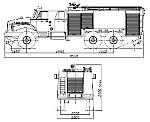 Чертеж AЦ (АВ) 6,0 (8,0) (УРАЛ-4320)