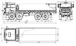 Чертеж Урал-М 532362-0111-70 8x8