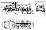 Чертеж УРАЛ NEXT 6х4 73945-5121-01