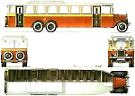 Чертеж автобуса ЯА-2