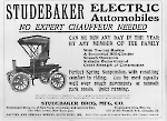 Реклама Studebaker Electric 1903 года выпуска