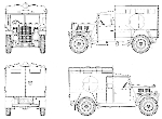 Чертеж Humber F.W.D. Ambulance