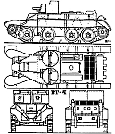 Чертеж танка БТ-4