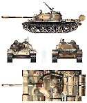 Силуэт танка Т-55А