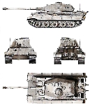 Силуэт PzKpfw VI Ausf B