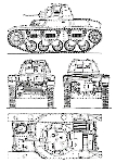 Чертеж танка R35