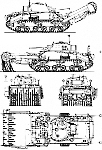 Чертеж M4A4 Sherman Crab MK II