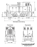 Чертеж тепловоза Class 01