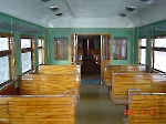 Пассажирский салон электропоезда постоянного тока Эр-22
