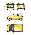 Чертеж Peugeot 1007