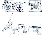Чертеж БелАЗ-7519