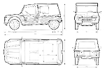Чертеж Citroën Méhari