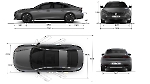 Чертеж Peugeot 508 (2018 г)