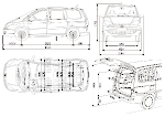 Чертеж Peugeot 807
