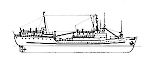 Проекция рыболовного морозильного судна Каспий