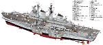 Компоновка авианосца Illustrious