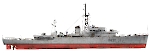 Силуэт миноносца HMS Cardigan Bay