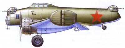 Силуэт бомбардировщика К-12