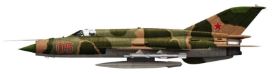 Силуэт МиГ-21