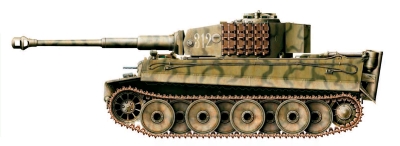 Силуэт танка Pz.Kpfw. VI Ausf. B Tiger