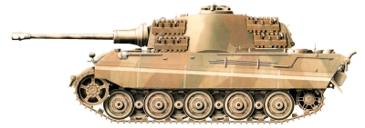 Силуэт танка Pz.Kpfw. VI «Tiger II» Ausf. B