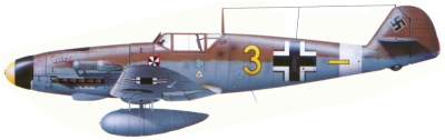 Силуэт Bf 109F-4