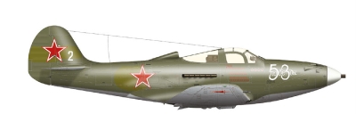 Силуэт Bell Р-39N «Аэрокобра» Николая Гулаева