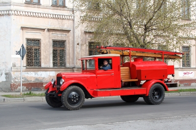 Пожарный автомобиль ПМЗ-1 на базе ЗИС-5