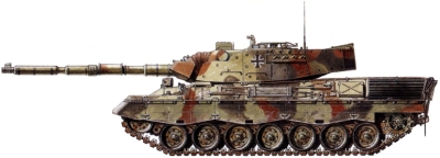 Силуэт Leopard 1A5