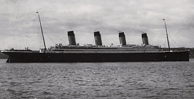 «Титаник» в Квинстауне 11 апреля 1912 года