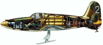 Компоновка самолета БИ-1