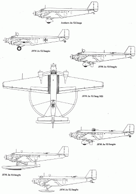 Модификации Junkers Ju-52