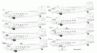 Модификации самолета Ли-2