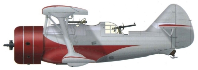 Силуэт истребителя ДИ-6